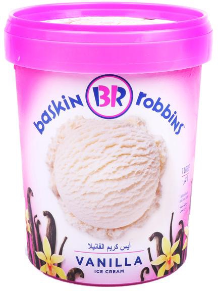 Baskin Robbins Vanilla Ice Cream 1 Liter