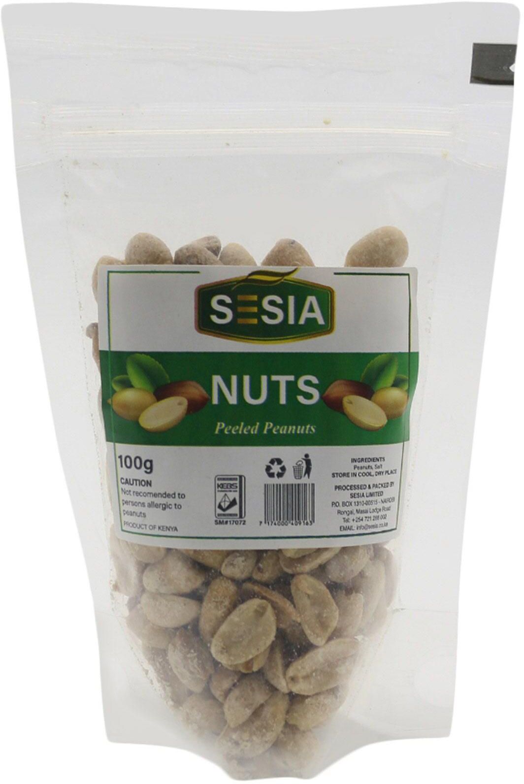 Sesia Peeled Peanuts 100G