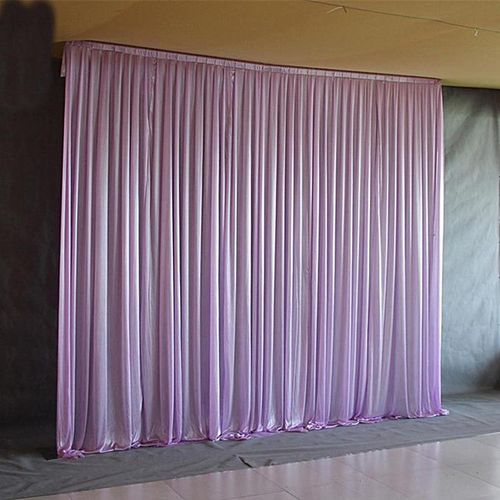 2.4M White Wedding Party Backdrop Curtain Drapes Background Decor Studio Draping 