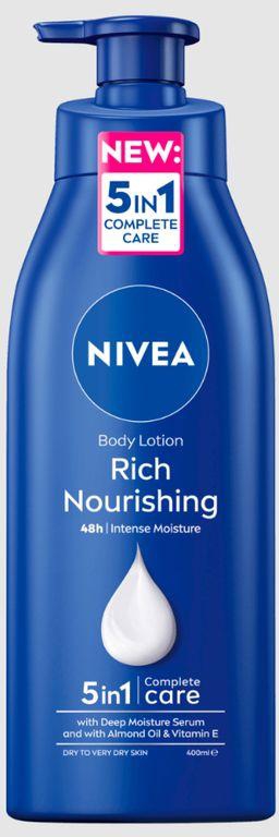 NIVEA Body Lotion With Deep Moisture Serum For Dry Skin 400 Ml