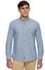 D'Indian Club Men's Blue Denim Cotton Casual Shirt Size XXL
