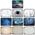 Generic TA 13 inch PVC Printed Removable Full Body Bottom Cover Sticker For Macbook Air Multicolor