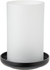 HEDERVÄRD Lantern - frosted glass/black 22 cm