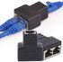 LAN Ethernet Network Cable RJ45 CAT5 CAT6 Splitter Extender Plug Adapter Connector