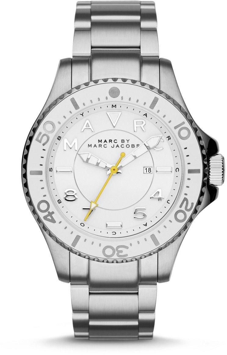 Marc by Marc Jacobs Dizz Sport Women's White Dial Stainless Steel Band Watch - MBM3407