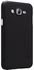 Samsung J5 Super Frosted Shield Hard Back Cover with Screen Protector (BLACK)