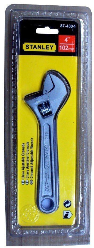 Stanley 87-430-1 Adjustable Wrench 4 inch