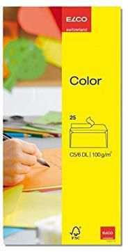 Generic Elco Colour Envelope C5 Per 6 Dl 4.5 Inches X 9 Inches 100g 25 Per Pack Yellow