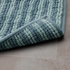 TOFTBO Bath mat - striped/blue 50x80 cm