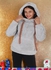 Girls' Fur-Enhanced Sweatshirt, 10-Year-Olds, Winter Trends 2024, High-Quality Fabric, Ultra-Soft Materials, Printed in Attractive Colors - Blend of Comfort and Elegance for All Occasions in the Cold