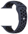 Silicone Replacement Strap For Apple Watch Series 1/ Series 2/ Series 3 42mm Blue/Black