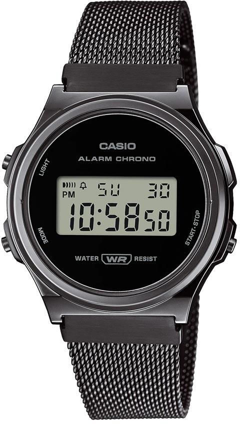 Casio A171WEMB-1ADF Unisex Black Digital Vintage Retro Watch