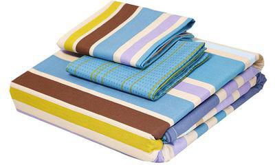 Pam Creations 4Pc - Fitted Bed Sheet Set - 4 x 6 Multicoloured