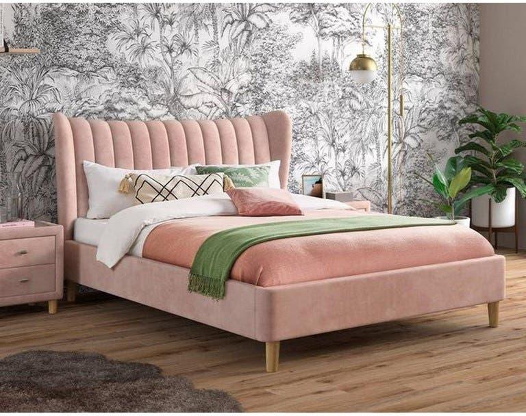 Get Beech Wood Bed, 120×195×120 cm - Cashmere with best offers | Raneen.com