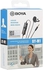 Boya by-m1 3.5mm electret wearable condenser microphone for smartphones iphone, android and dslr cameras, camcorders and pc with 1/4'' adapter, Auxiliary