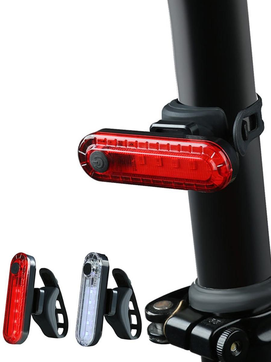 Bike Light USB Rechargeable Cycling Safety Flashlight Bicycle Accessory