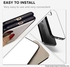 Rugged Black edge case for Samsung Galaxy M52 5G Slim fit Soft Case Flexible Rubber Edges Anti Drop TPU Gel Thin Cover - Curvy Blue