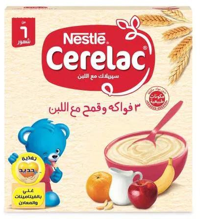Cerelac | 3 Fruits With Wheat & Milk with Iron + Vitamins & Probiotics | 125gm