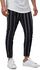 Men's Casual Pants Mid Waisted Striped Slim Pants