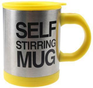 Self Stirring Mug - Yellow