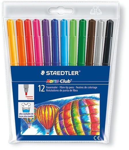 Staedtler Noris Club Fibre Tip Pens Mixed Colours