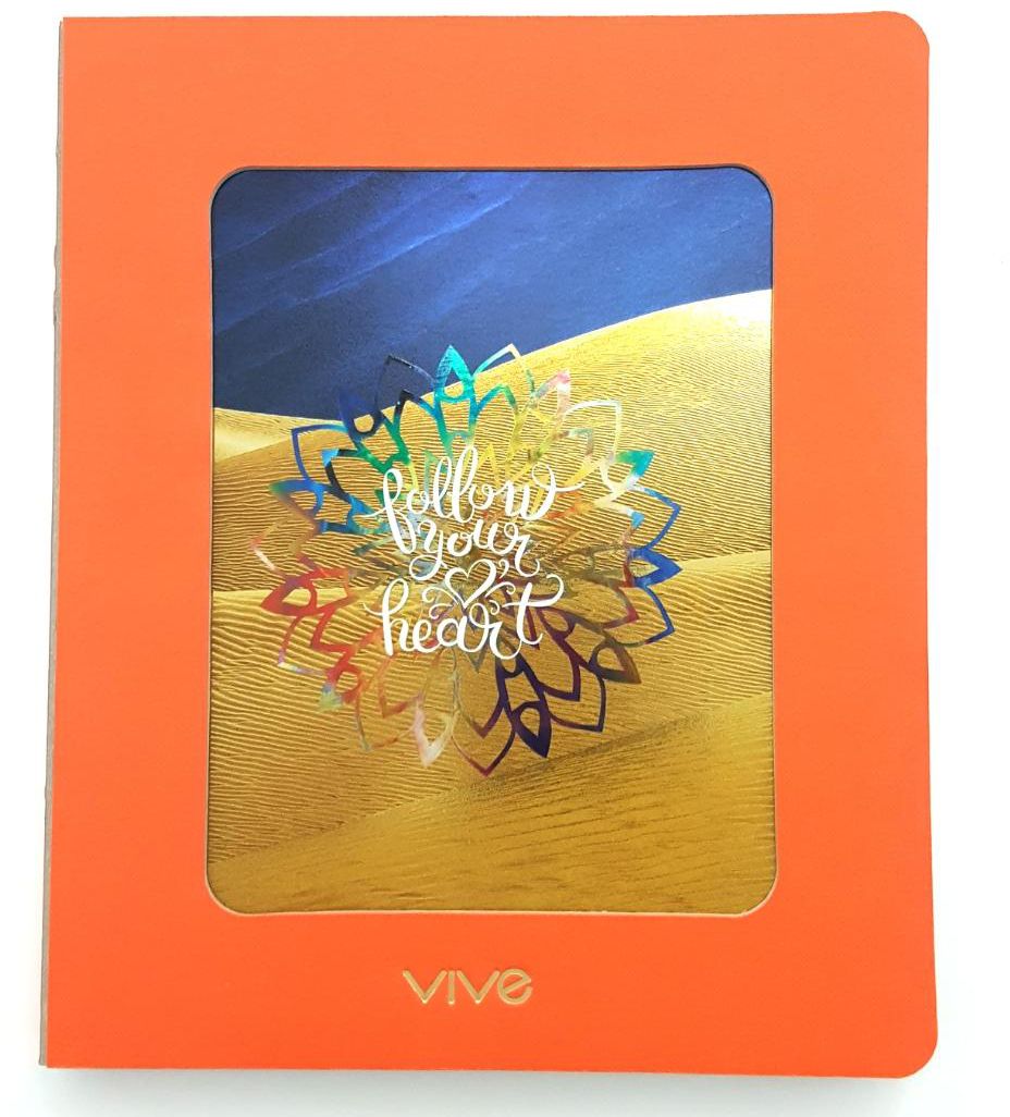 Vive Journey Footprints Weekly Planner (Orange)