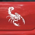 Generic Scorpion Totem Decals Car Stickers Car Styling Vinyl Decal Sticker For Cars Decoration Color:black