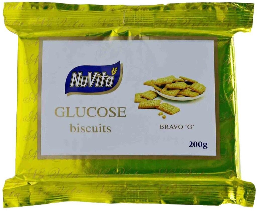 NuVita Bravo G Glucose Biscuits 200g