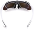 Robesbon 0089 Non-polarized Outdoor Sunglasses With 5 Interchangeable Lenses (White)