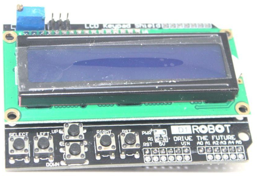 16X2 LCD Keypad Shield