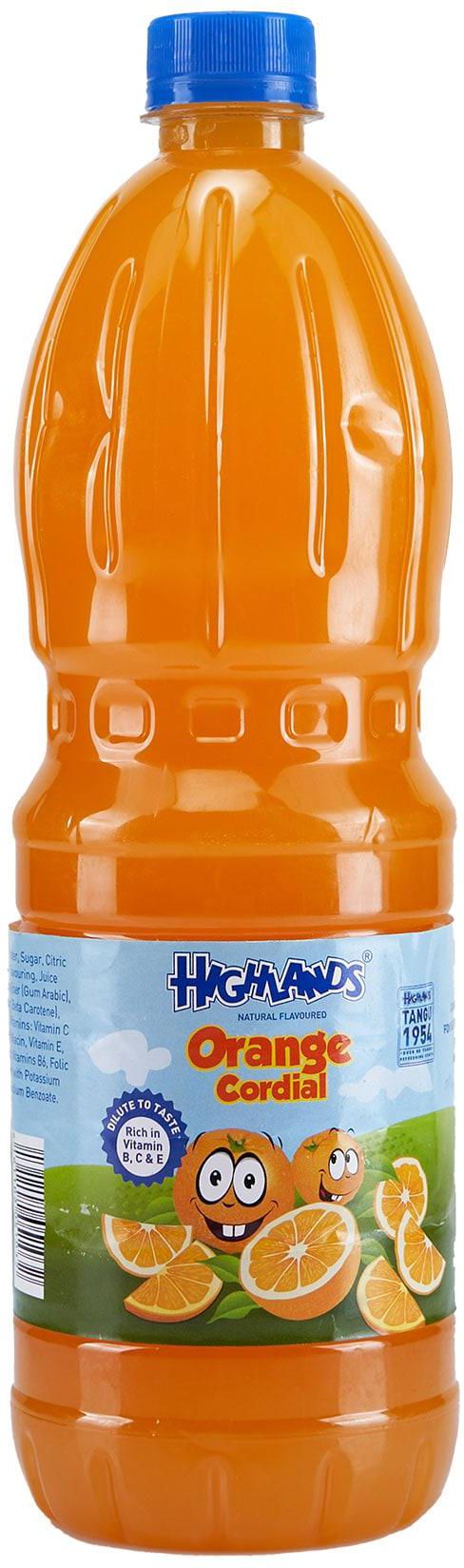 Highlands Cordial Orange Juice 1L