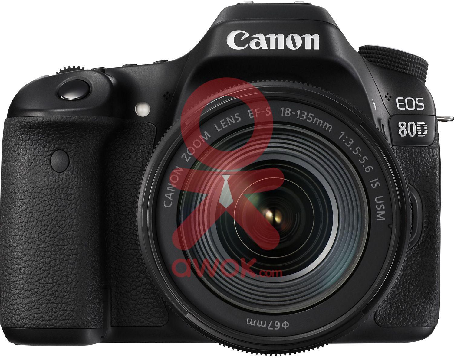 Canon EOS 80D 24.2 Megapixel SLR Camera with 18 - 135MM IS USM, Black