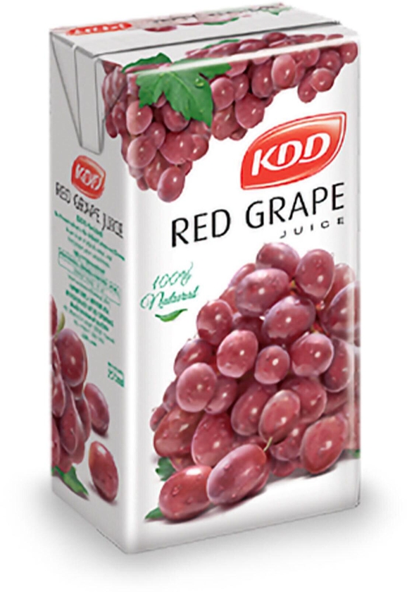 Kdd 100%juice red grape 180ml