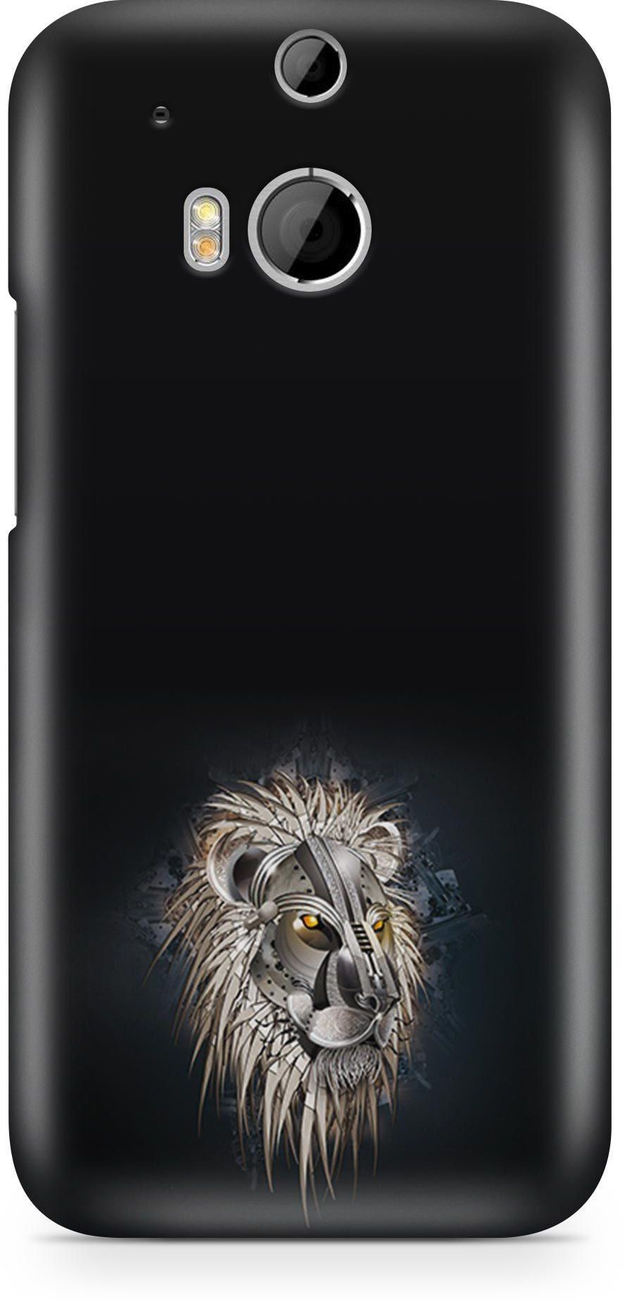 AfricanGolden Eyes Black Dark Lion Phone Case Cover for HTC M8