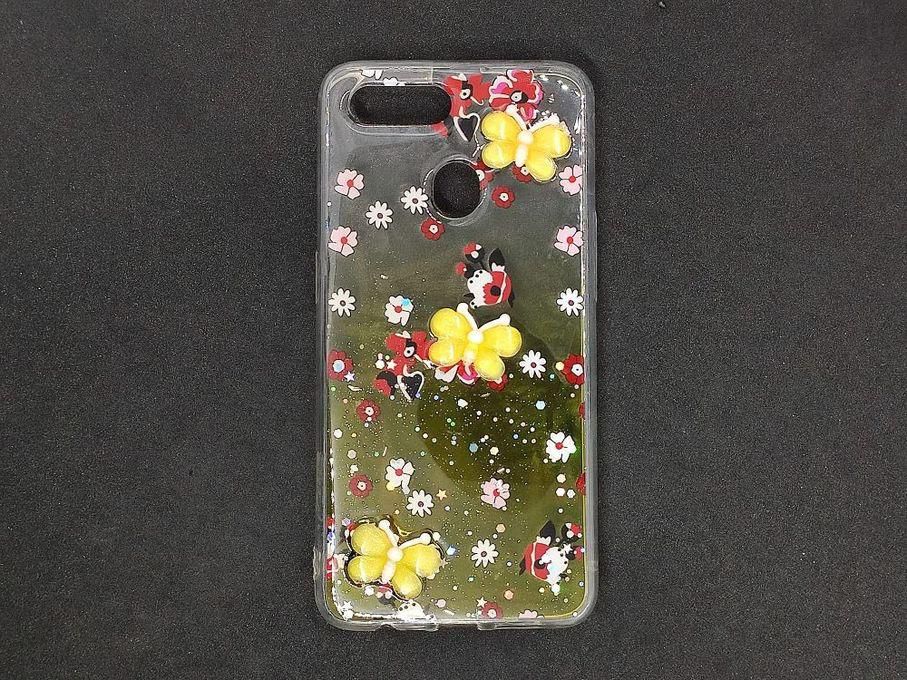 Glitter Back Cover 3D Butterfly For Oppo A12 / A7