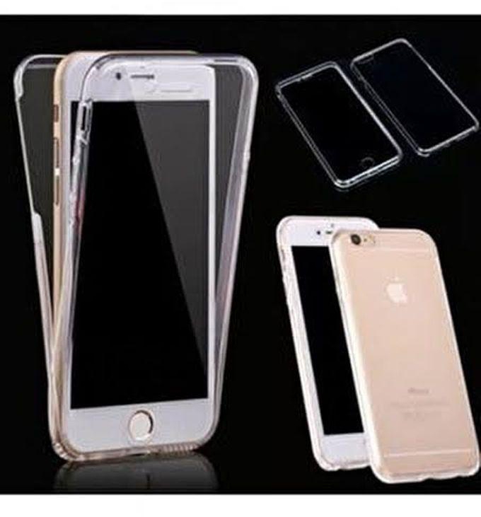 Iphone 7/8/Se 360 Transparent Front And Back Case