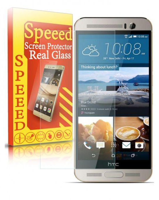 Speeed HD Ultra-Thin Glass Screen Protector For HTC One M9 Plus - Clear
