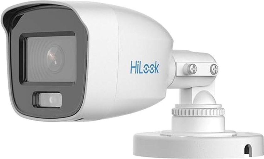 Hilook كاميرا بوليت هاي لوك بالوان حيوية ودقة 2 ميجا بكسل مقاس 3.6 ملم من هايك فيجن - موديل THC-B129-P، أبيض