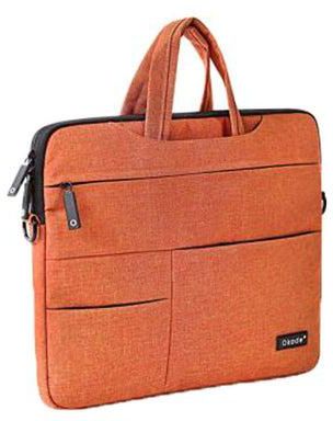 حقيبة حماية واقية لجهاز أبل ماك بوك برو مقاس 15.4 بوصة برتقالي