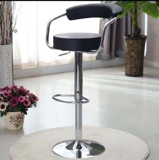 Get Barstool Rotary with Metal Chassis, 60×50×85 cm - Black with best offers | Raneen.com