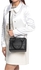 ناين وست حقيبة جلد صناعي للنساء-اسود - حقائب بتصميم الاحزمة