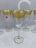 Bohemian Cups Set, Golden Restaurant, 6 Pieces, High Quality Material