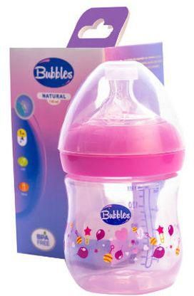 Bubbles Natural Feeding Bottle 150 Ml – Rose
