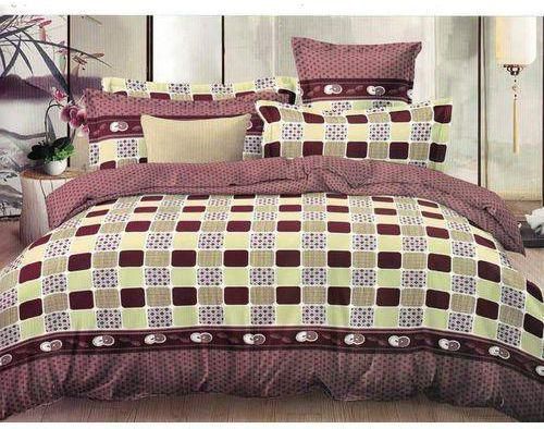 Fashion Duvet Set / Comforter 4pc Set - 1 Duvet, 1 Bedsheet & 2 Pillow Cases, Checked