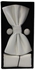 Fashion Men' s Bow Tie & Hanky Pocket Square Set + Cufflinks - White
