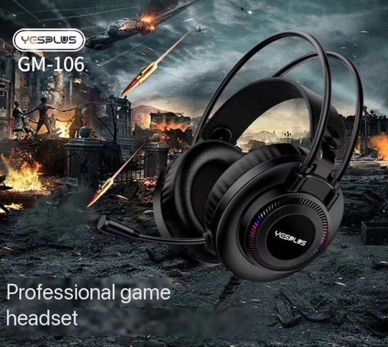 YESPLUS GM-106 Gaming Headset - Black