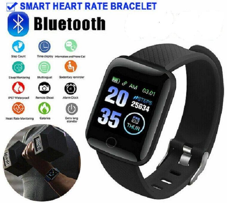 Intelligence Smart Fitness Health Monitoring Heart Rate BP Calorie Waterproof Smart Watch With GPS Location Fitness Tracker (Upgraded)