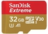SanDisk Extreme 32GB V30 A1 microSDHC Memory Card Works with DJI Drone Series Mavic 3 Classic (SDSQXAF-032G-GN6MN) 4K UHD UHS-I Bundle with (1) Everything But Stromboli MicroSD Card Reader