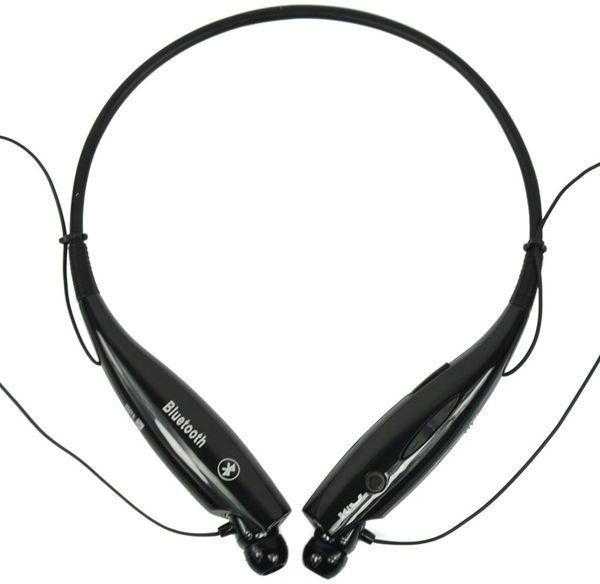 HV-800 Wireless Bluetooth Handfree Stereo Headset Earphone for iPhone LG Samsung ( Black)
