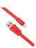 Hoco X9 I phone USB Charging & Data Sync Cable - 1M – Red